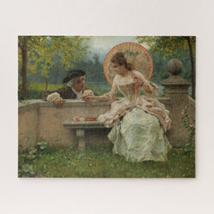 Puzzle Conversation romantique dans le parc