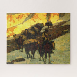 Puzzle Convoi de bât Edgar Payne