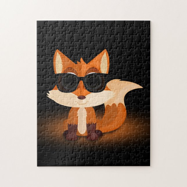 Puzzle Cool Fox (Vertical)