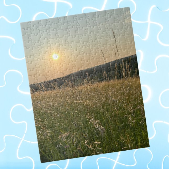 Puzzle Cool Fun Sunset Photo, Soirée de jeu de famille (Créateur téléchargé)