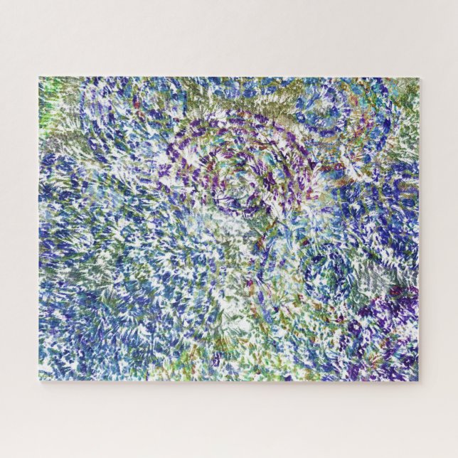 Puzzle Cool, moderne, tendance coloré abstrait arrière -  (Horizontal)