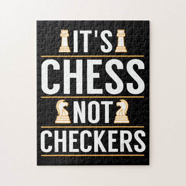 Puzzle cool ses échecs et non les vérificateurs Joueurs c (Vertical)