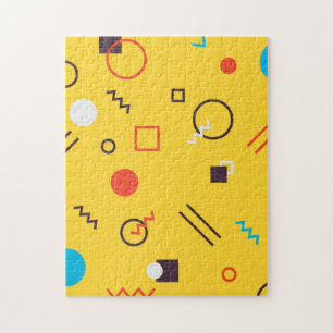Puzzle Cool, unique, tendance, urbain géométrique Memphis
