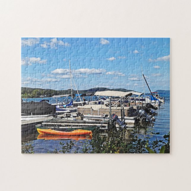 Puzzle Cooperstown NY - Marina À Lake Front Park (Horizontal)