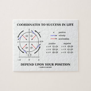 Puzzle Coordinates To Success In Life Position Physics