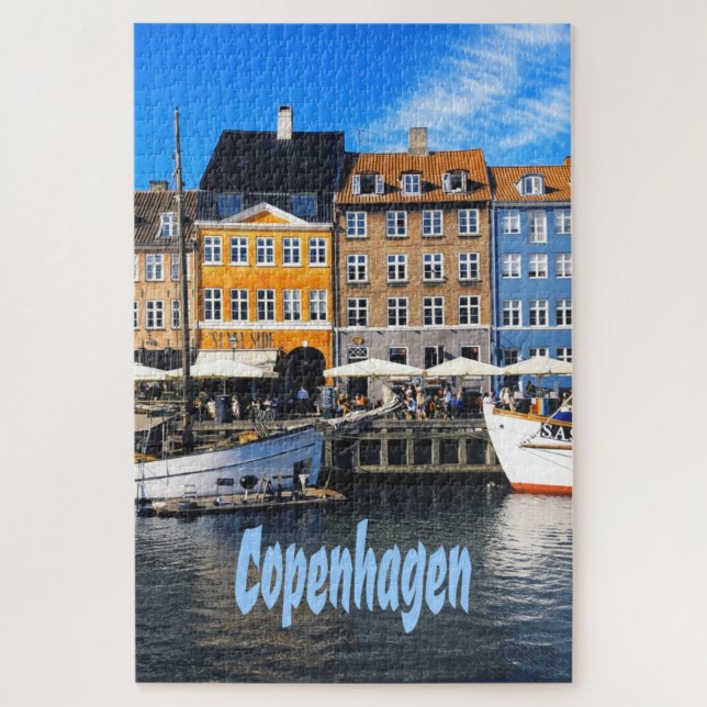 Puzzle Copenhague Danemark Résidences Nyhavn (Vertical)