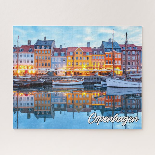 Puzzle Copenhague historique, Danemark (Horizontal)