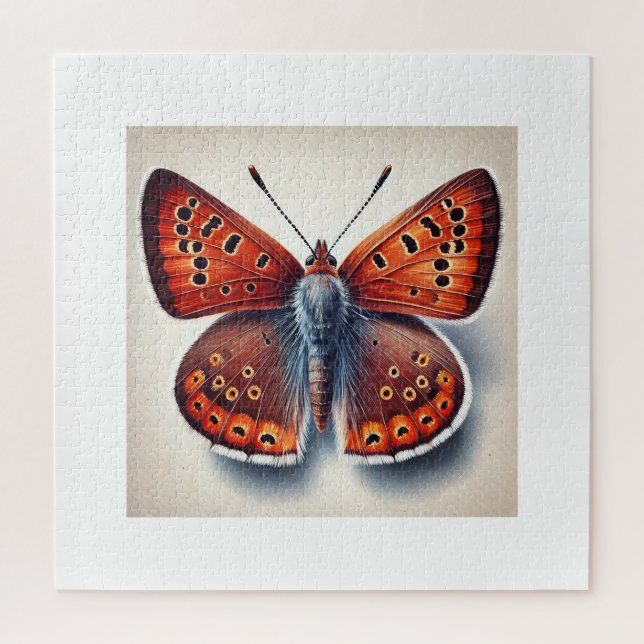 Puzzle Copper Butterflies 141024IREF242 - Watercolor (Vertical)