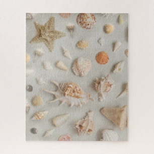 Puzzle Coquillages côtiers Starfish Plage beige