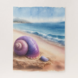 Puzzle Coquille aquarelle