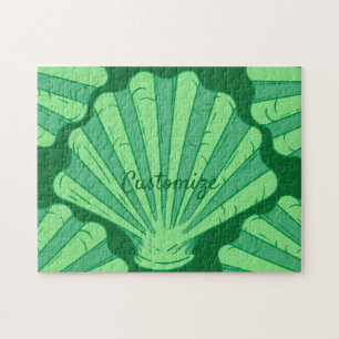 Puzzle Coquille de pétoncle vert Sage Thunder_Cove
