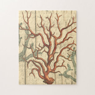 Puzzle Corail en bois et petit