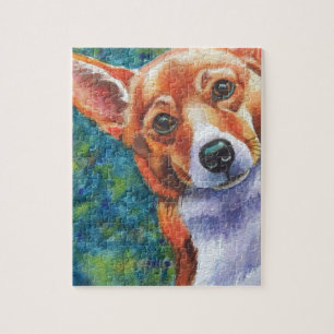 Puzzle Corgi Curious Chien