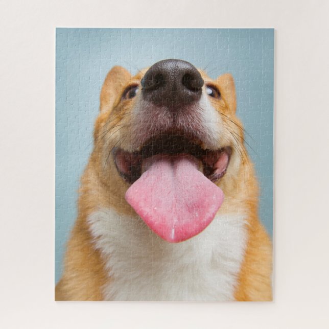 Puzzle Corgi très heureux des images | de Getty (Vertical)