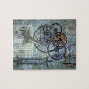 Puzzle Corne d'abondance, un imaginaire de Steampunk de