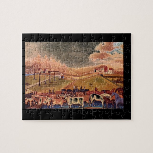 Puzzle Cornell Farm', Edward_Art de l'Amérique (Horizontal)