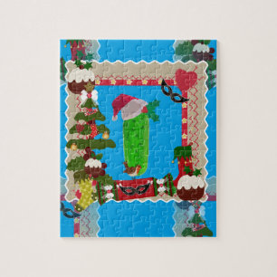Puzzle cornichon de Noël