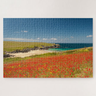 Puzzle Cornish Coastal Poppy Fields