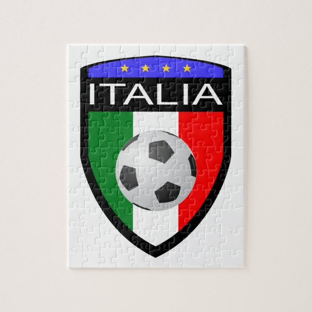 Puzzle Correction de drapeau de l'Italie/d'Italie - avec (Vertical)