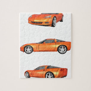 Puzzle Corvette orange :