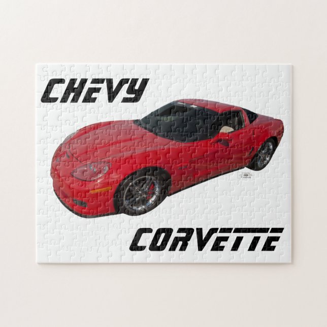 Puzzle Corvette rouge (Horizontal)