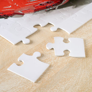 Puzzle Corvette rouge de la fenêtre à fente classique