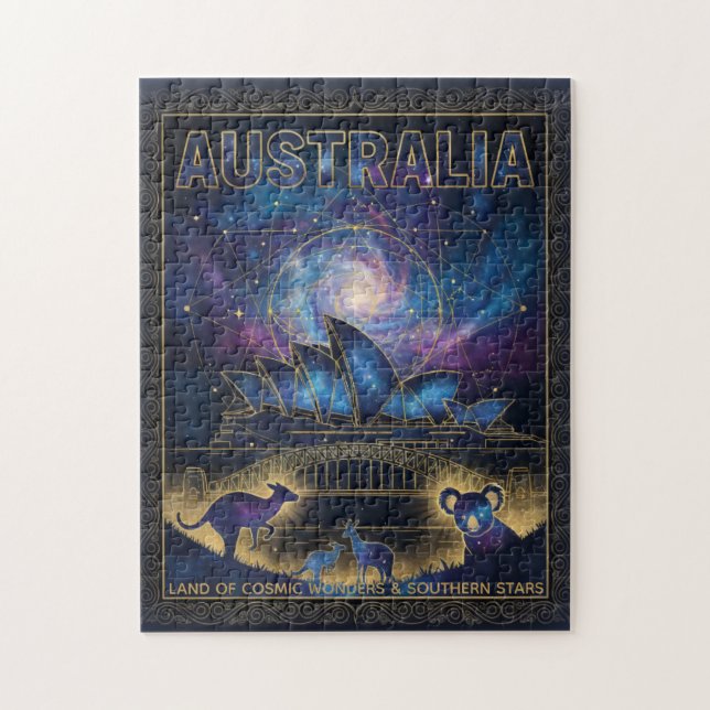 Puzzle Cosmic Australia Sydney Celestial Art (Vertical)