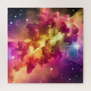 Puzzle Cosmic Indigo Color Nebula Space Galaxy Event