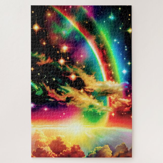 Puzzle Cosmic Indigo Interstellar événement dans l'espace (Vertical)