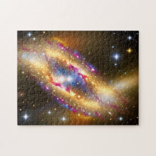 Puzzle Cosmic or rose étoile éclater espace galaxie skysc