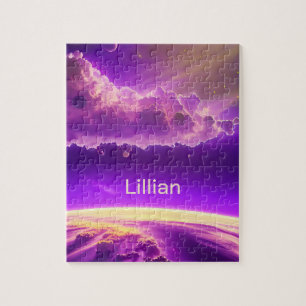 Puzzle Cosmic rose violet magique Amusant Extraordinaire 