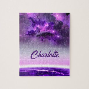 Puzzle Cosmic violet teintes dans un système solaire fant