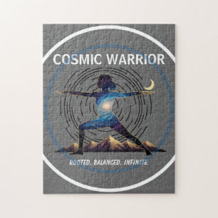 Puzzle Cosmic Yoga Warrior   Galaxie Body Pose