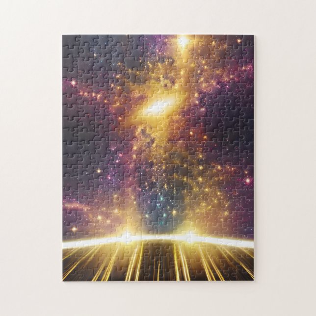 Puzzle Cosmologique dimensionnel le plus brillant paysage (Vertical)