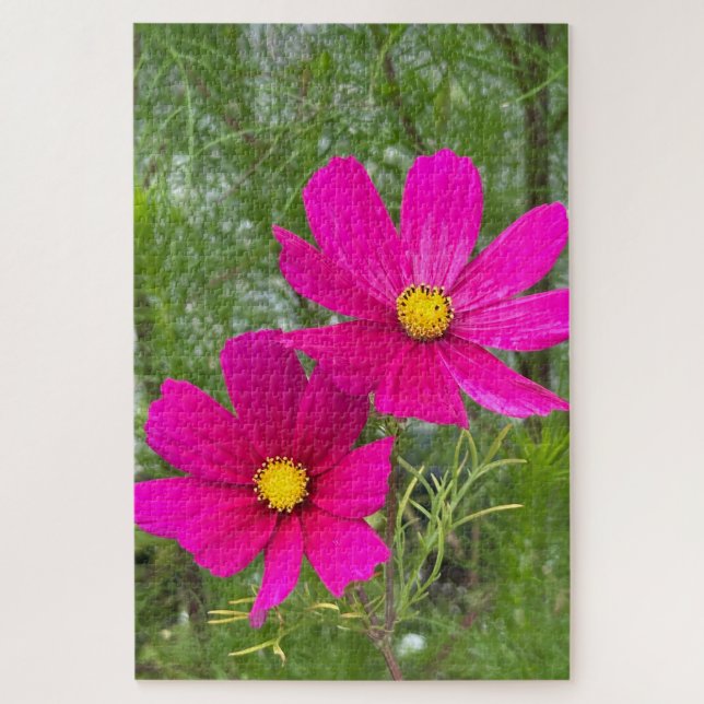 Puzzle Cosmos magenta, Québec (Vertical)