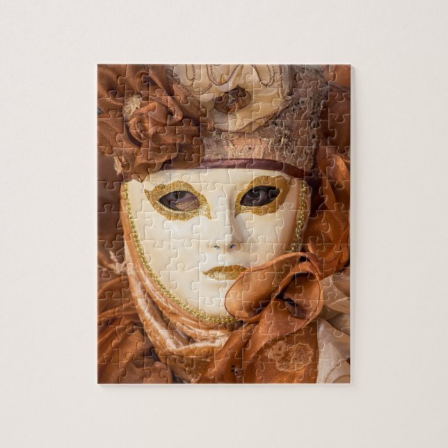 Puzzle Costume de carnaval orange, Venise (Vertical)