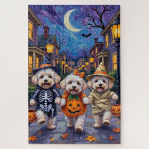 Puzzle Costumes d'Halloween Bichon Frise