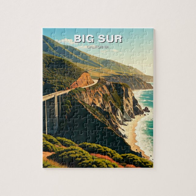 Puzzle Côte centrale de Big Sur Californie (Vertical)
