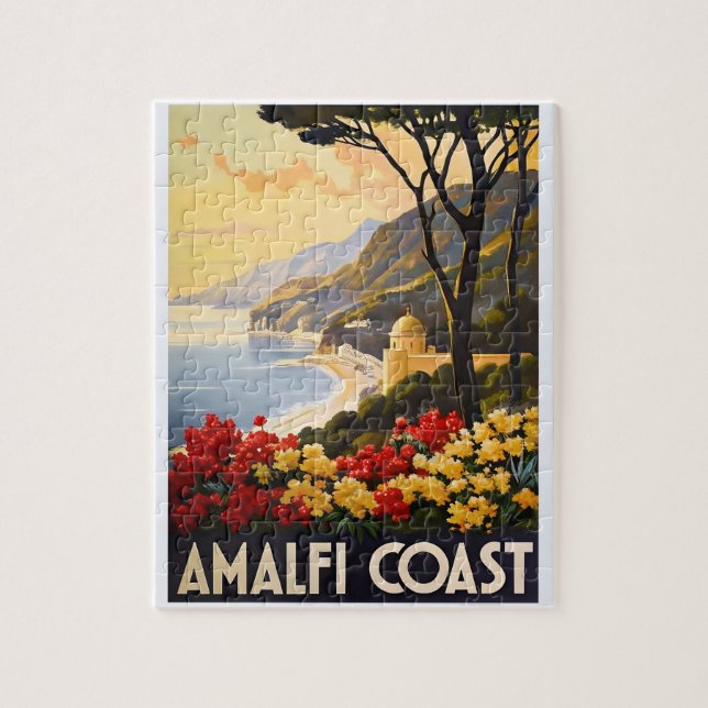 Puzzle Côte d'Amalfi - Vues époustouflantes sur la côte i (Vertical)