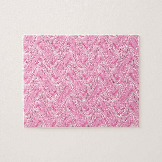 Puzzle Coton Candy rose Abstrait (Horizontal)