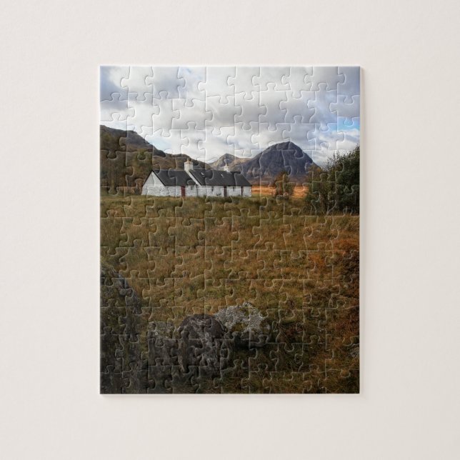 Puzzle Cottage de Blackrock, Glencoe, Ecosse (Vertical)