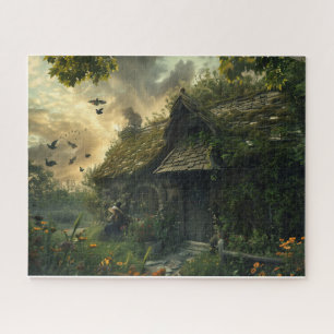 Puzzle Cottage de l'assistant de couverture