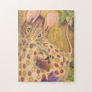 Puzzle Cottage Mouse - Beatrix Potter