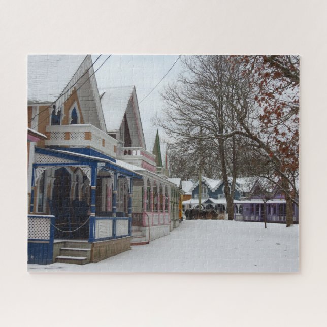 Puzzle Cottages d'hiver - Martha's Vineyard (Horizontal)