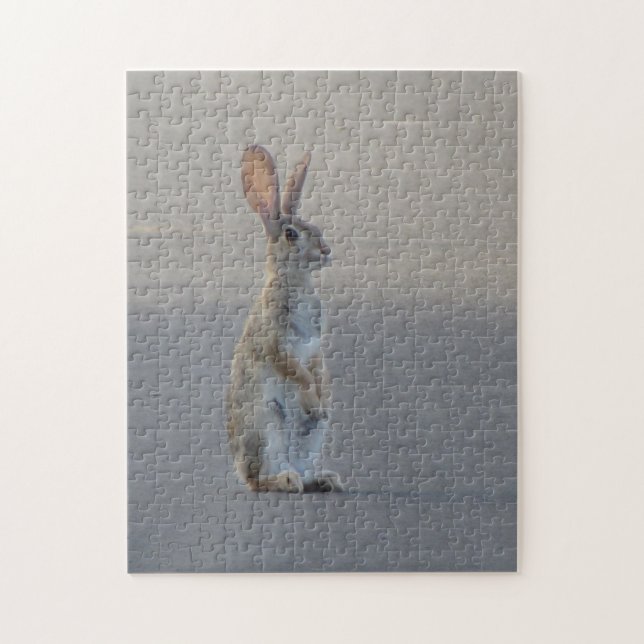 Puzzle Cottontail Rabbit (Vertical)
