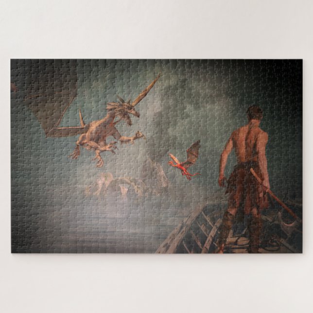 Puzzle Couche de dragon (Horizontal)