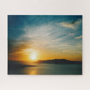 Puzzle Coucher de soleil à Santorin, Grèce 520-pc