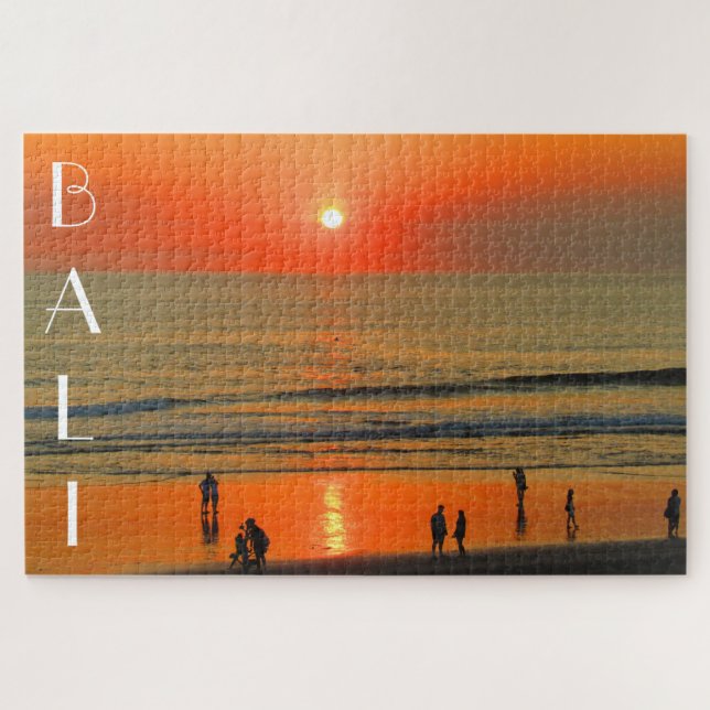 Puzzle coucher de soleil de bali séminyak (Horizontal)