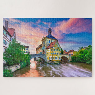 Puzzle Coucher de soleil de Bamberg en Allemagne