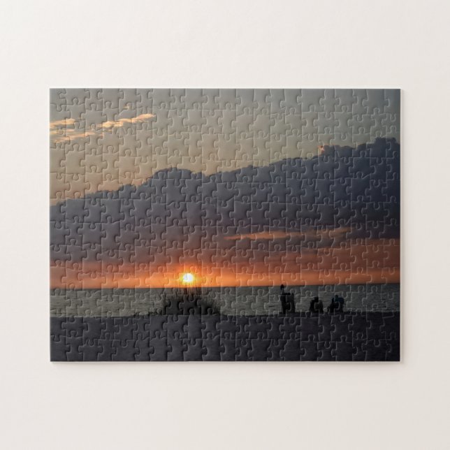 Puzzle Coucher de soleil de plage relaxant - 11x14 - 252  (Horizontal)